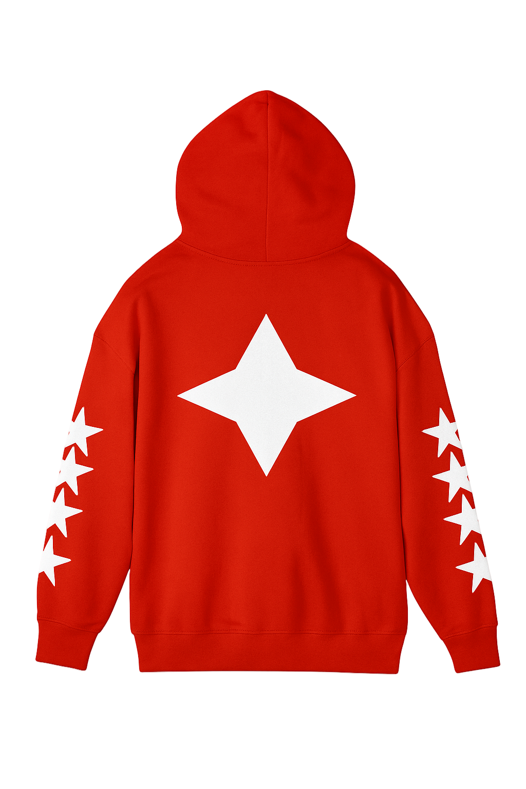 Allstr Hoodie with star sleeve pattern