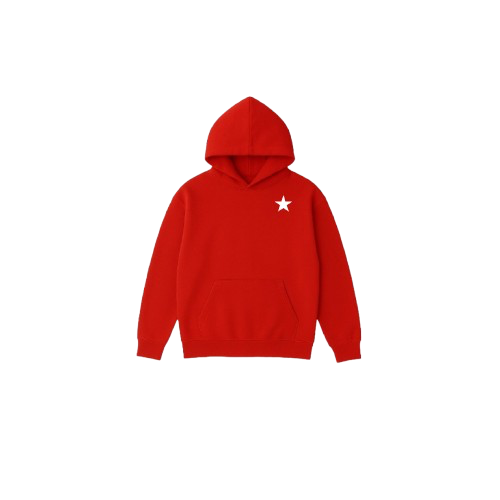 Allstr Hoodie with star sleeve pattern