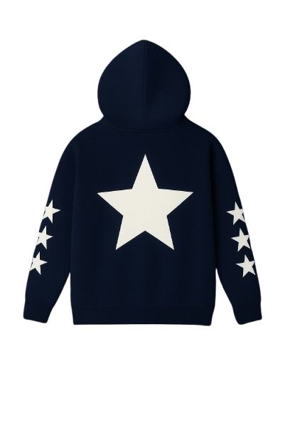 Dark Blue Zip-up Allstr Hoodie